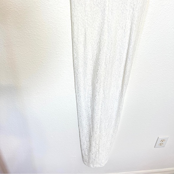 Sau Cream White Lace Ankle Length Dress Size 2 - Picture 10 of 15